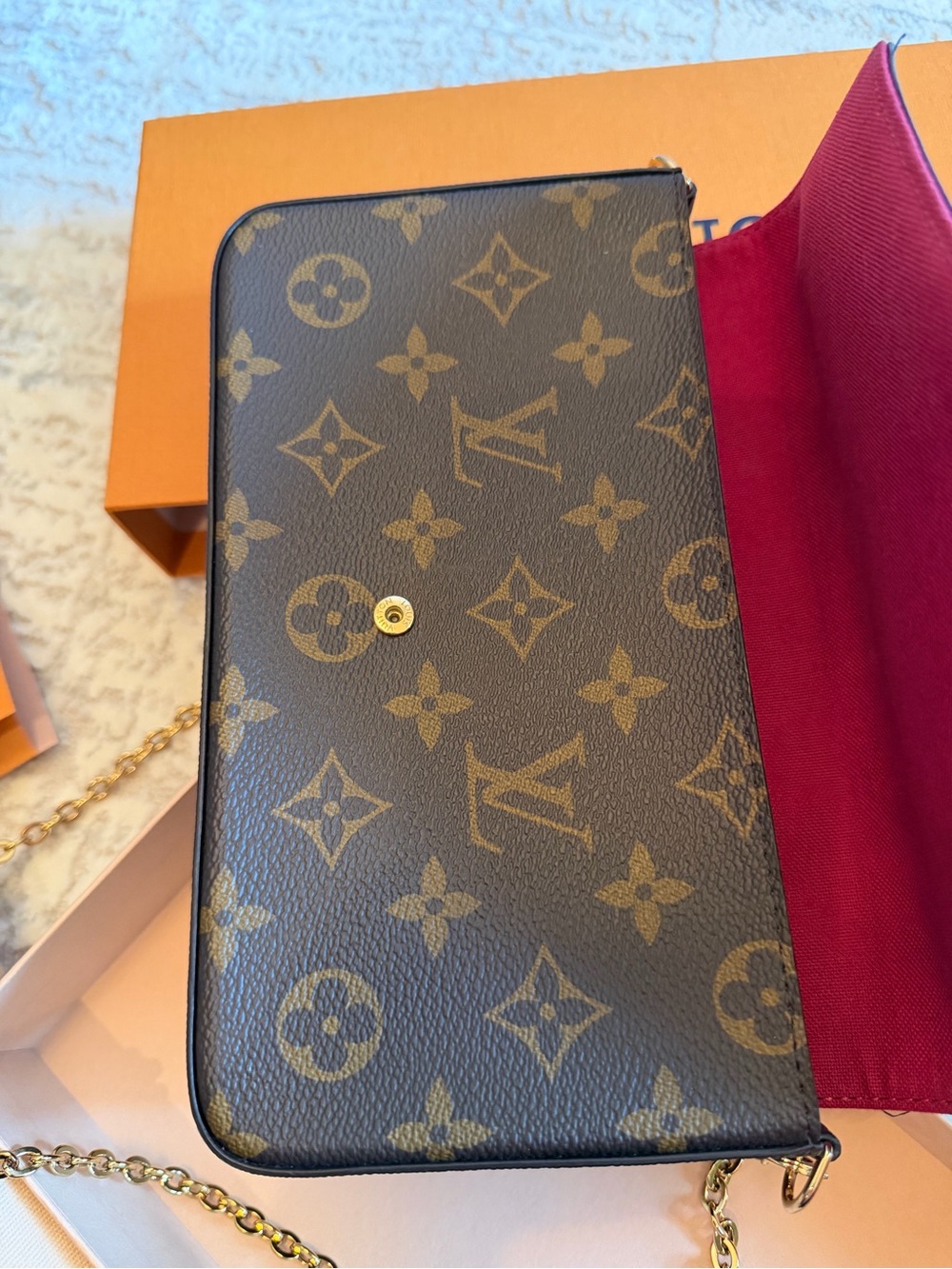 Louis Vuitton Pochette Félicie Monogram Crossbody Bag - Picture 15 of 17